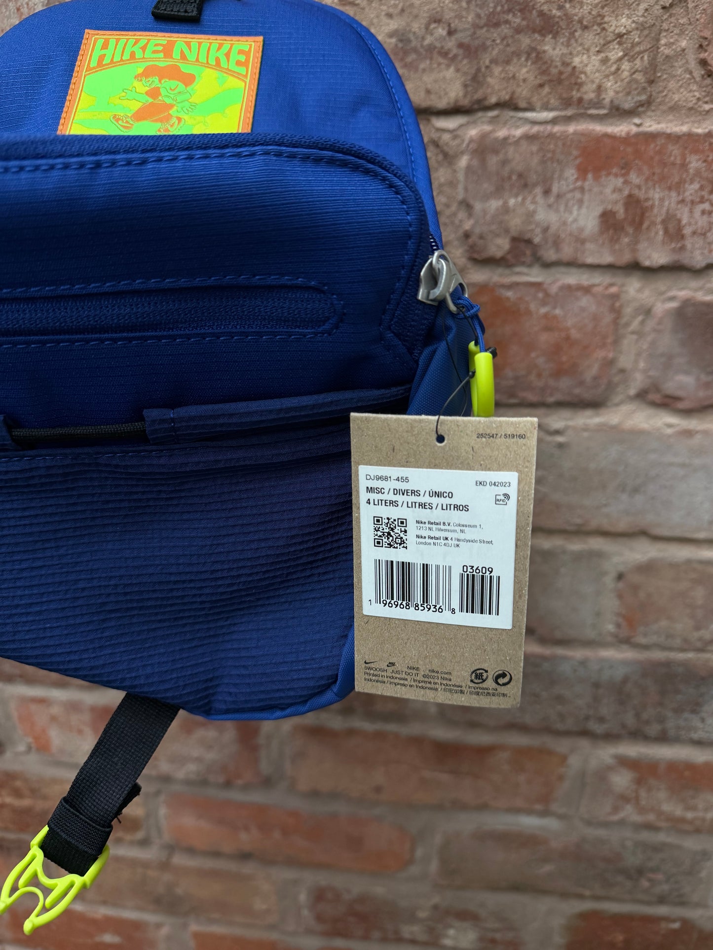 Nike Hike Hip Pack Blue / Neon