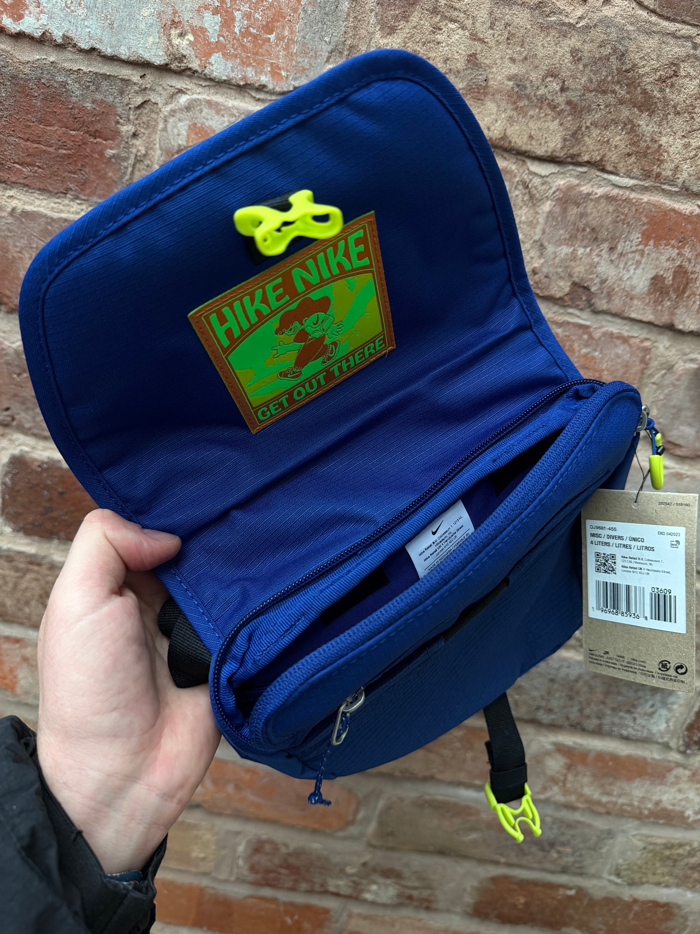 Nike Hike Hip Pack Blue / Neon