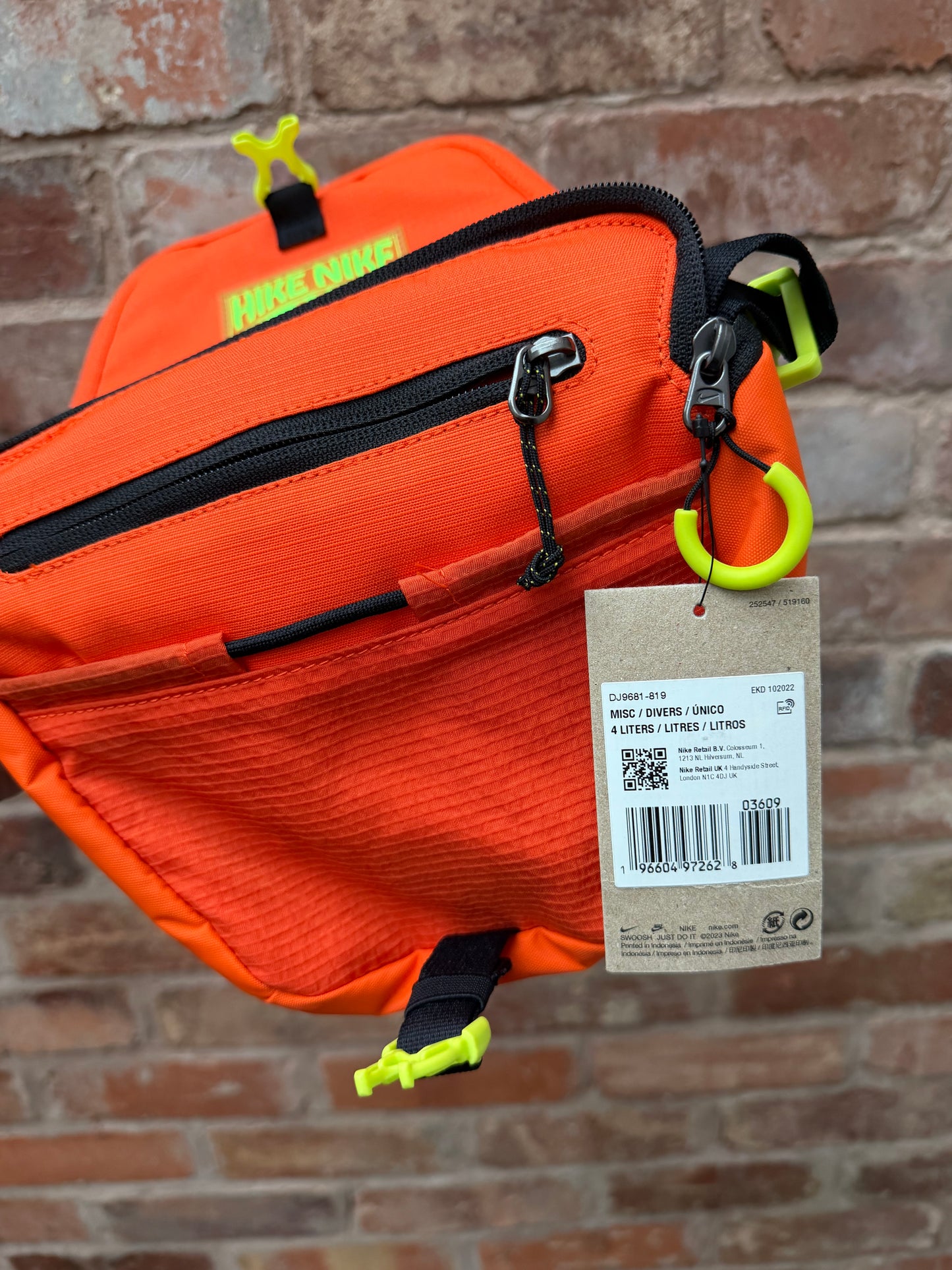 Nike Hike Hip Pack Orange / Neon