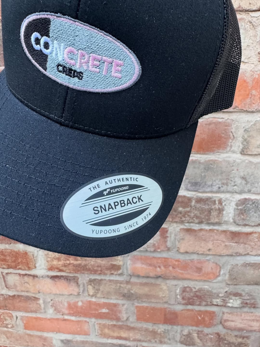 Concrete Creps Pink Foam Cap