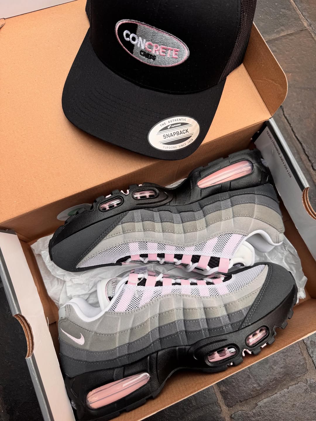 Concrete Creps Pink Foam Cap